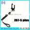 New Products 2015 Monopod Selfie Stick With Bluetooth Remote Shutter Z07-5 Plus Paypal Accepted