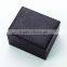 black customized logo pu leather watch box