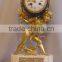 white marble clock
