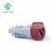 White Red USB Car Charger With 2 USB Ports 5V4.8A For Wholesale