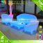 Outdoor led furniture set / plastic bar furiture set