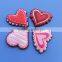 3D red heart shape fridge magnet soft pvc , rubber pvc refrigerator magnet heart