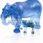blessed colored glaze elephant crafts home and office ornaments