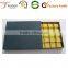 Shopping packaging paper chocolate empty packaging box for sale with dividers