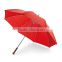 28 INCH 8 rib manual mono color umbrella Quality Umbrella with wooden straight Handle
