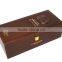 high quality customize leather red wine box
