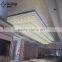 Project and custom modern star hotel rectangle crystal lighting