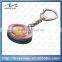 novelty fashion gifts epoxy doming 3D metal key chain