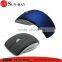 Best quality Foldable Wireless Mouse Arc Design 2.4ghz Wtih Mini Usb Optical Wireless Mouse