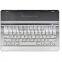 2016 new arrival silver ultra thin aluminum bluetooth keyboard for ipad pro 12.9" wireless keyboard