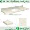 White quartz solid surface countertop