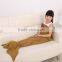 various colors knitted Mermaid Blanket Child size                        
                                                Quality Choice