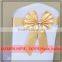 2016 new design banquet stain chair bow for wedding