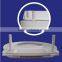 2003B Toilet Seats; Pure PP Plastic Raised Toilet Seat with Arms to Panama