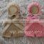 Hand Knitted Baby Shorts and Bonnet Set Newborn Outfits with Ribbons and Pearls Newborn Prop