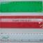 HEYU 30 cm 15cm 6" 12" plastic school ruler for promotion