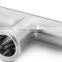 Stainless Steel Clamp Y Type Tee Tube Fittings, 3A Bpe Tee