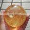 orange color natural rock Selenite balls for sale