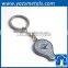 custom metal logo shape promotion keychain
