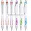 Logo imprinted screen stylus touch pen ball pen plastic ball pen