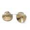 New Design 4.0mm Matte Gold Brass Cap Jewelry Findings