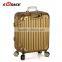 Top Sale And High Quality Sunrise Golden Aluminum Vanity Trolley luggage case