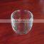 High flint glass 530ml round candle glassware wholesale