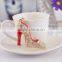 Sexy high heels metal keychain decoration for women bags