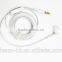 mono earbud flat cable earphone for iphone