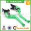 Aftermarket adjustable alloy aluminum folded extendable brake and clutch levers for kawasaki zx6r