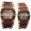 New!! wood watch with gift box Quartz casual watches for man famous brand wood watch chrismas gift wood watch