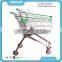 Easy Use 4 Wheel European Style Supermarket Foldable Wanzl Shopping Trolley