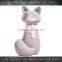 new design fox shape custom 3d ceramic decorative home decor