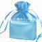 satin set bags Comestic gift set bags with draw string