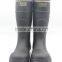 Rubber rain safety boots for heavy work safety toe