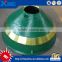 HC metso hp series cone crusher bowl liner spare parts for cone crusher