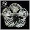 Good quality NK001 metal flower lead free metal shank rhinestone buttons