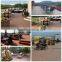 Outdoor patio decking wood floor covering anti-UV bois composite WPC flooring