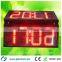 LED time temp displays and electronic message sign