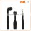 3.5mm jack newest design fluorescent shoelace earphones deep bass high sound quality in ear earphone headphone