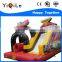 Winter theme of castle inflatable with sliding bouncer jump castles for sale