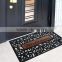 entry injection PVC floor mat cutout design door mat