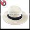 paper straw fedora hat