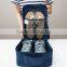 Blue Matching Shoe and Bag Set (YX-081212)