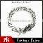 Dragon head Italy figaro cuban curb chain bracelet