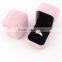 Pink suede high-end fillet jewelry gift box