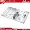 Guangdong kitchen bowl single kichen sink factory 304 oval shape stainless steel kitchen sink