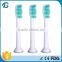 Soft/Medium Bristle hardness product high quality toothbrush head for high end toothbrush head