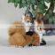 christmas furry small plush miniature squirrel