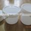 5 liter Plastic bucket with lid and hanle Plastic clear pail 5L food grade